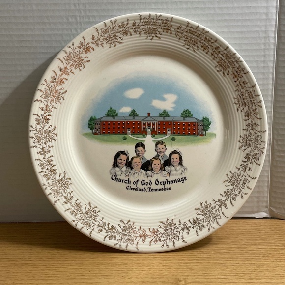Vintage Church of God Orphanage Cleveland TN Collectors Plate 10" 1943 Very Rare - Picture 1 of 5